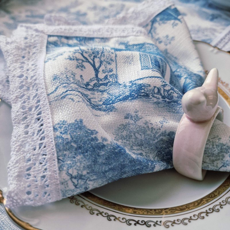 Салфетки "Toile de Jouy" шест броя