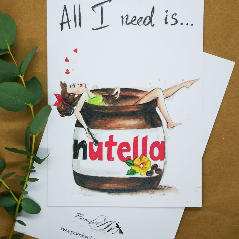 Картичка "Nutella"