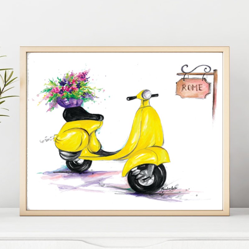 Картина "Vespa Yellow"