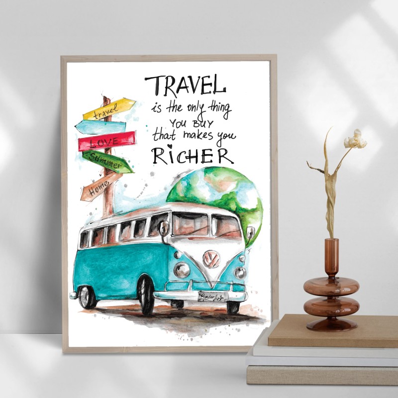 Картина "Travel bus"