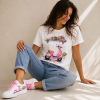 Тениска и рисувани кецове "Vespa pink" Тениска и рисувани кецове "Vespa pink"