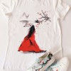 Тениска и рисувани кецове "Гейша"
