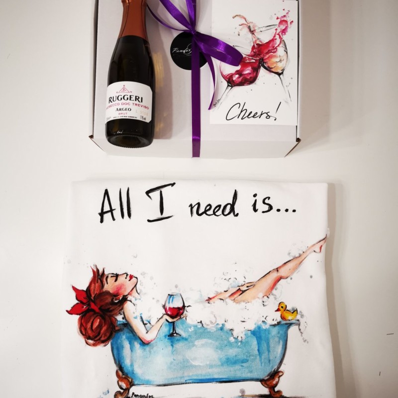 Кутия "Need more wine"