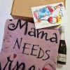 Кутия "Mama needs wine" лилаво 3