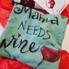 Кутия "Mama needs wine" мента