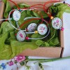 Кутия Ръчно изработени мартеници цветя 2
