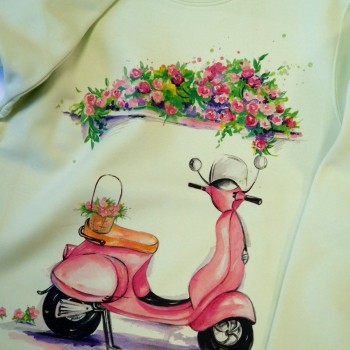 Суичър "Vespa pink"