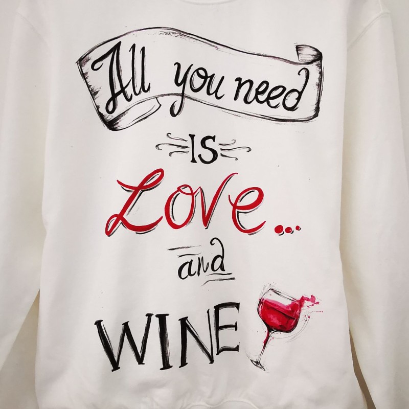 Суичър "Love and Wine"