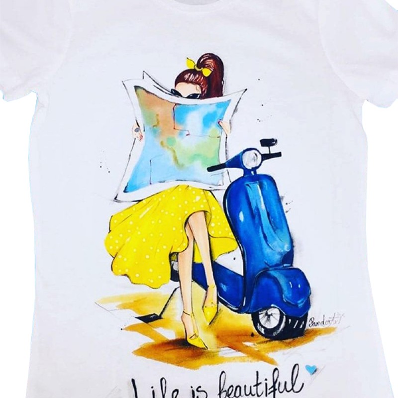 VESPA с жена