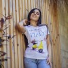Тениска и рисувани кецове "Vespa yellow"