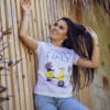 Тениска и рисувани кецове "Vespa yellow"